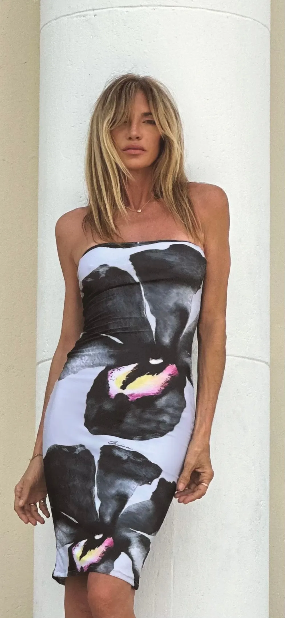 Pamela Strapless Black Orchid