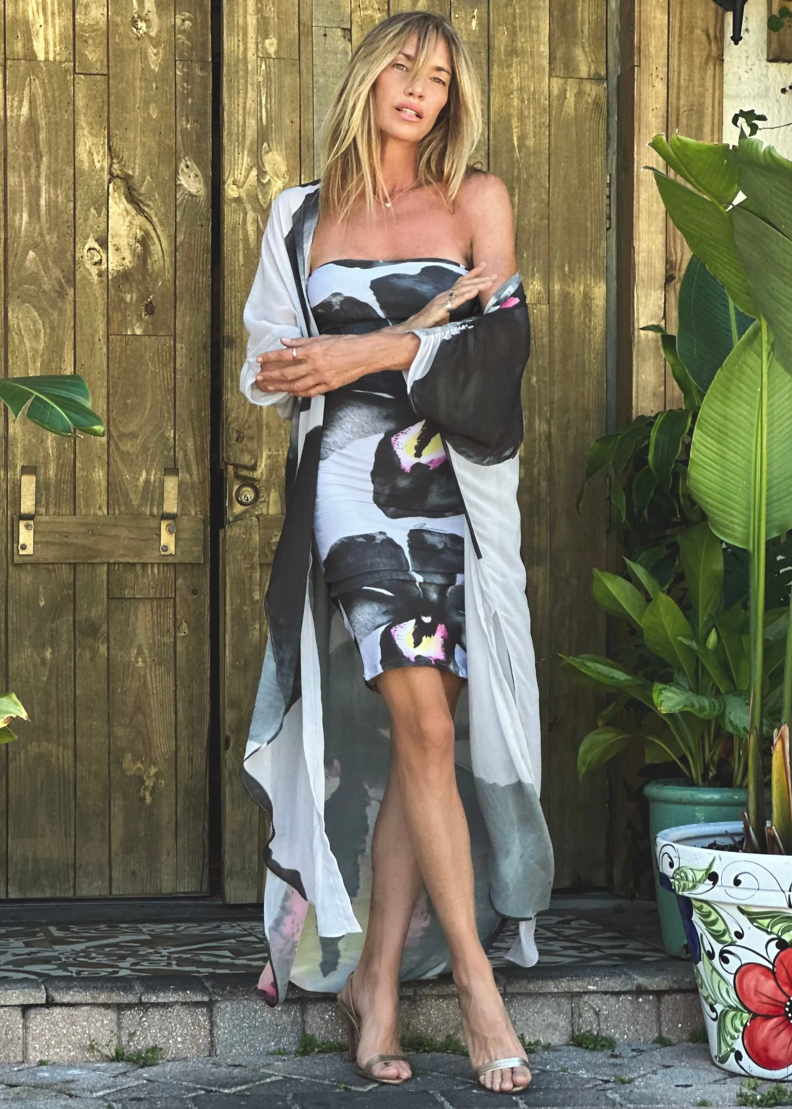 Pamela Strapless Black Orchid