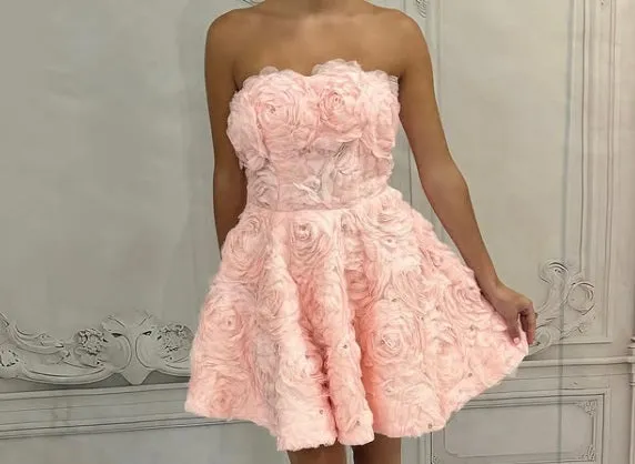 Rosella Strapless Mini Dress