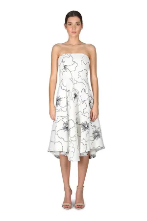 Silver Charm Strapless Dress