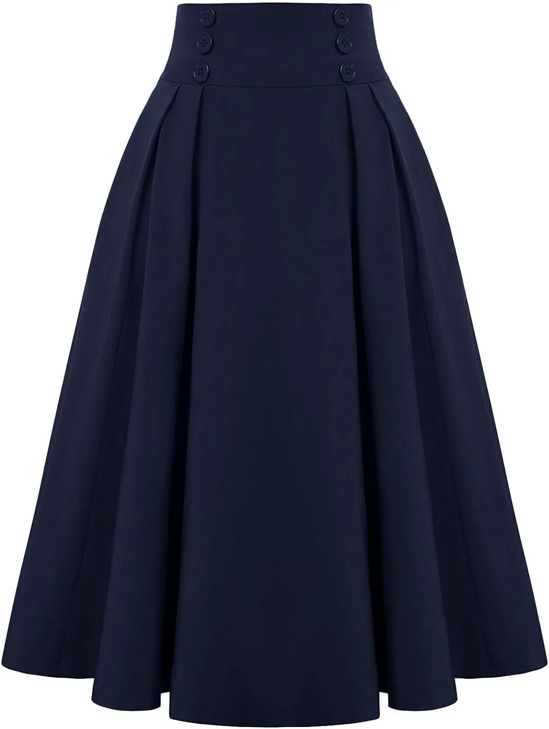 Summer Skirts for Women 2025 Vacation Button Down High Rise Flowy Swing Ruched Flowy Baggy Comfort Skirt