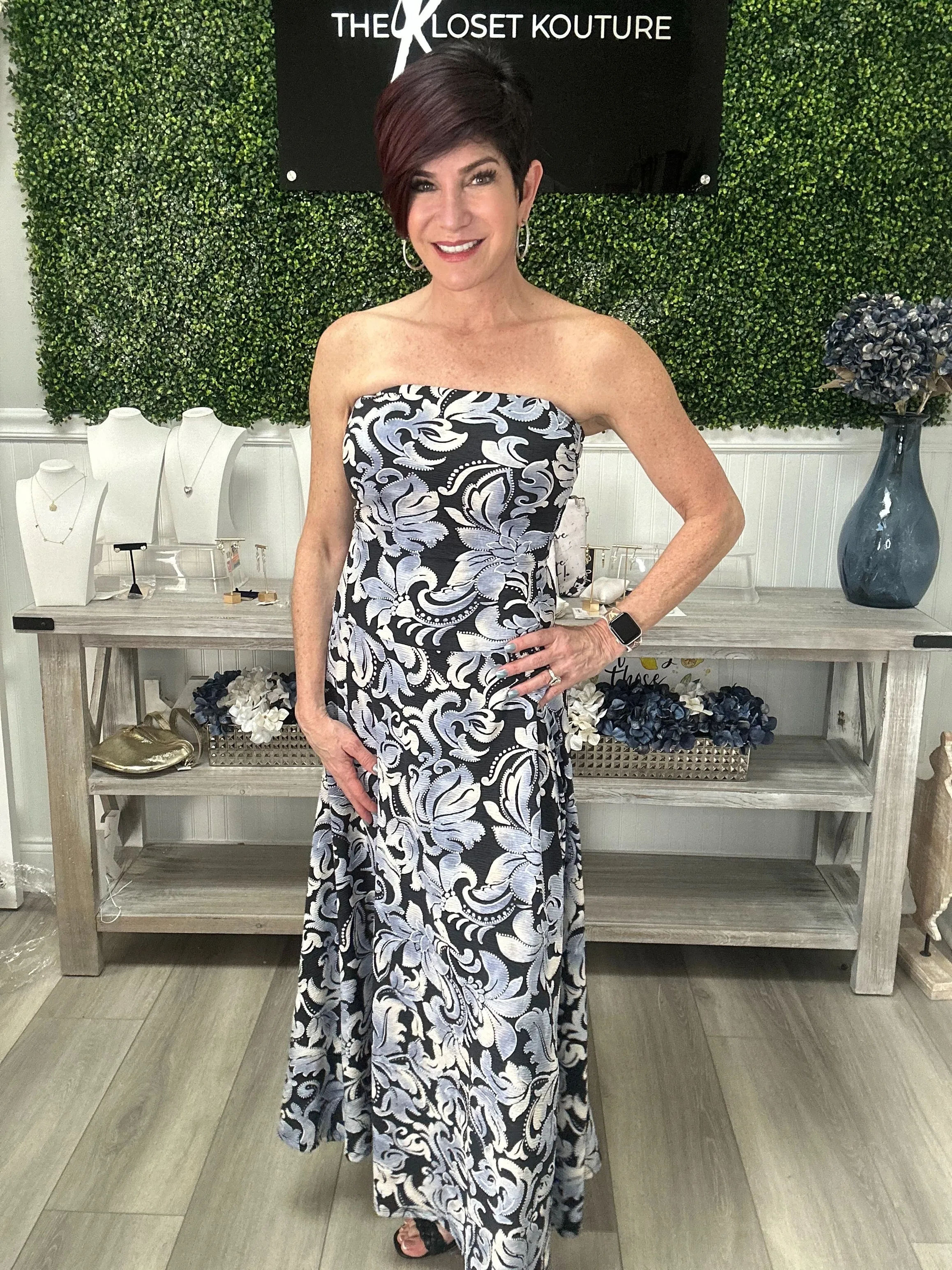 Tube Flare Maxi Dress